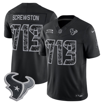 Houston Texans 2026 Salute to Service Vapor Limited Jersey - Stitched