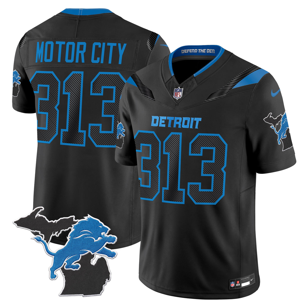  Detroit Lions 2026 "Rivalries" Vapor Limited Jersey - Michigan Patch - Stitched