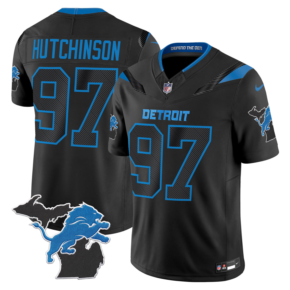  Detroit Lions 2026 "Rivalries" Vapor Limited Jersey - Michigan Patch - Stitched