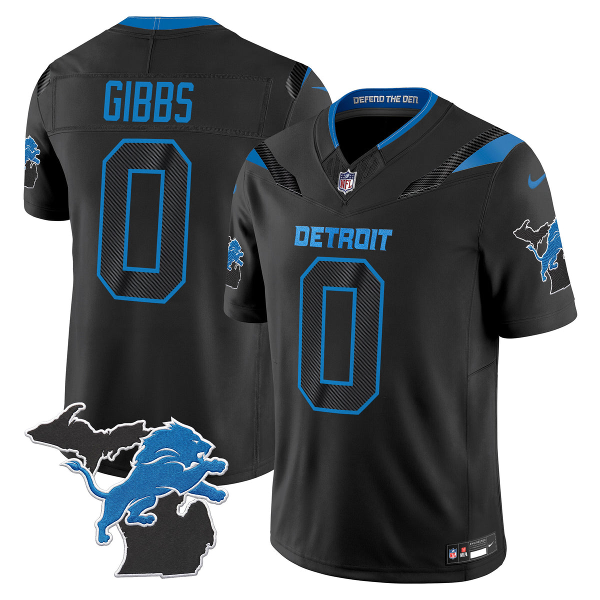  Detroit Lions 2026 "Rivalries" Vapor Limited Jersey - Michigan Patch - Stitched