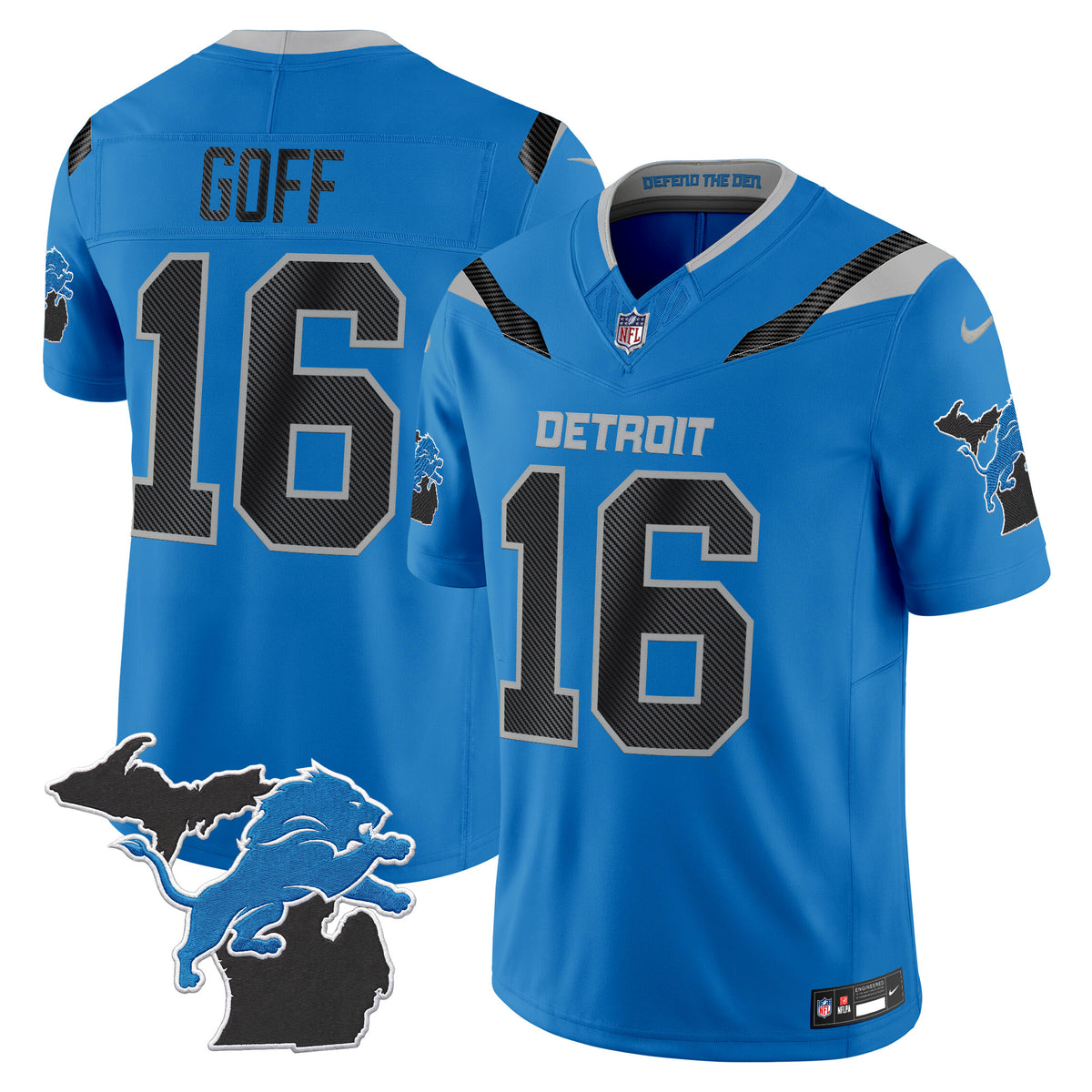  Detroit Lions 2026 "Rivalries" Vapor Limited Jersey - Michigan Patch - Stitched
