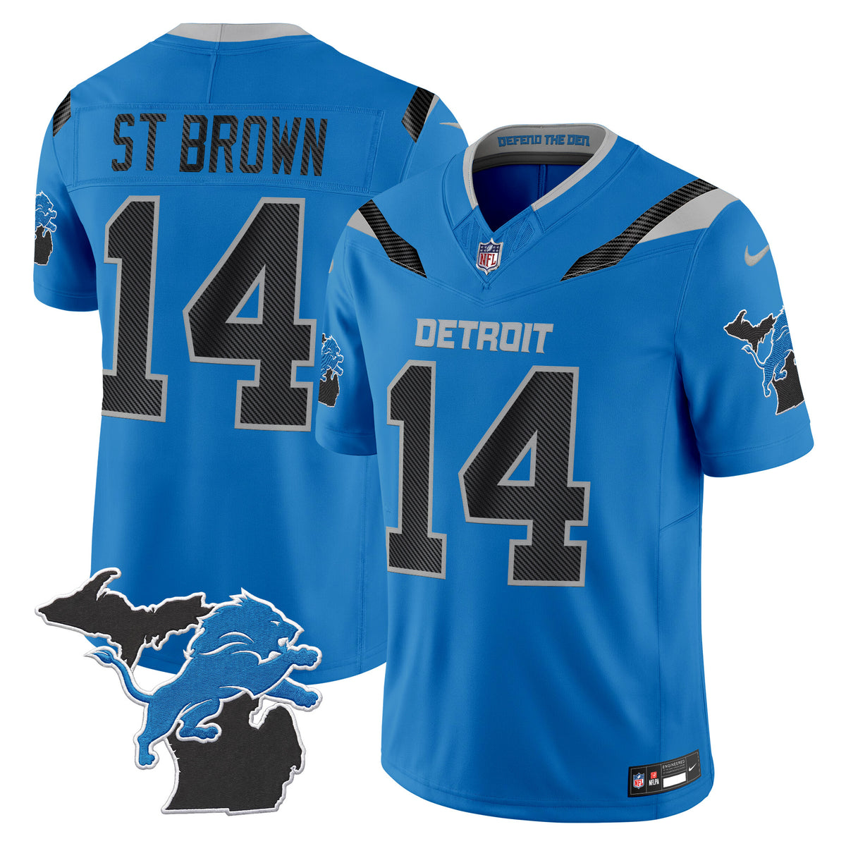  Detroit Lions 2026 "Rivalries" Vapor Limited Jersey - Michigan Patch - Stitched