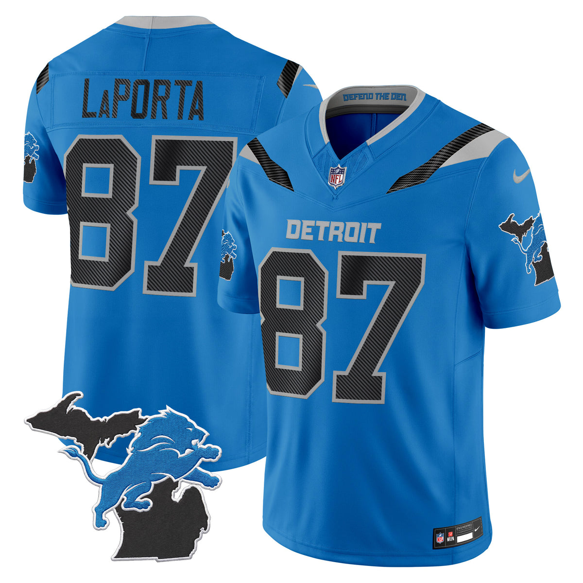  Detroit Lions 2026 "Rivalries" Vapor Limited Jersey - Michigan Patch - Stitched