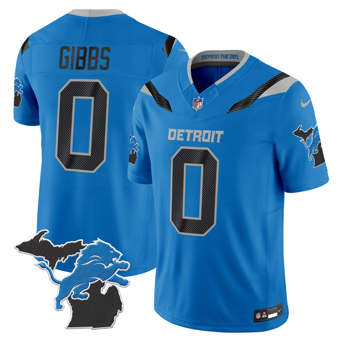  Detroit Lions 2026 "Rivalries" Vapor Limited Jersey - Michigan Patch - Stitched