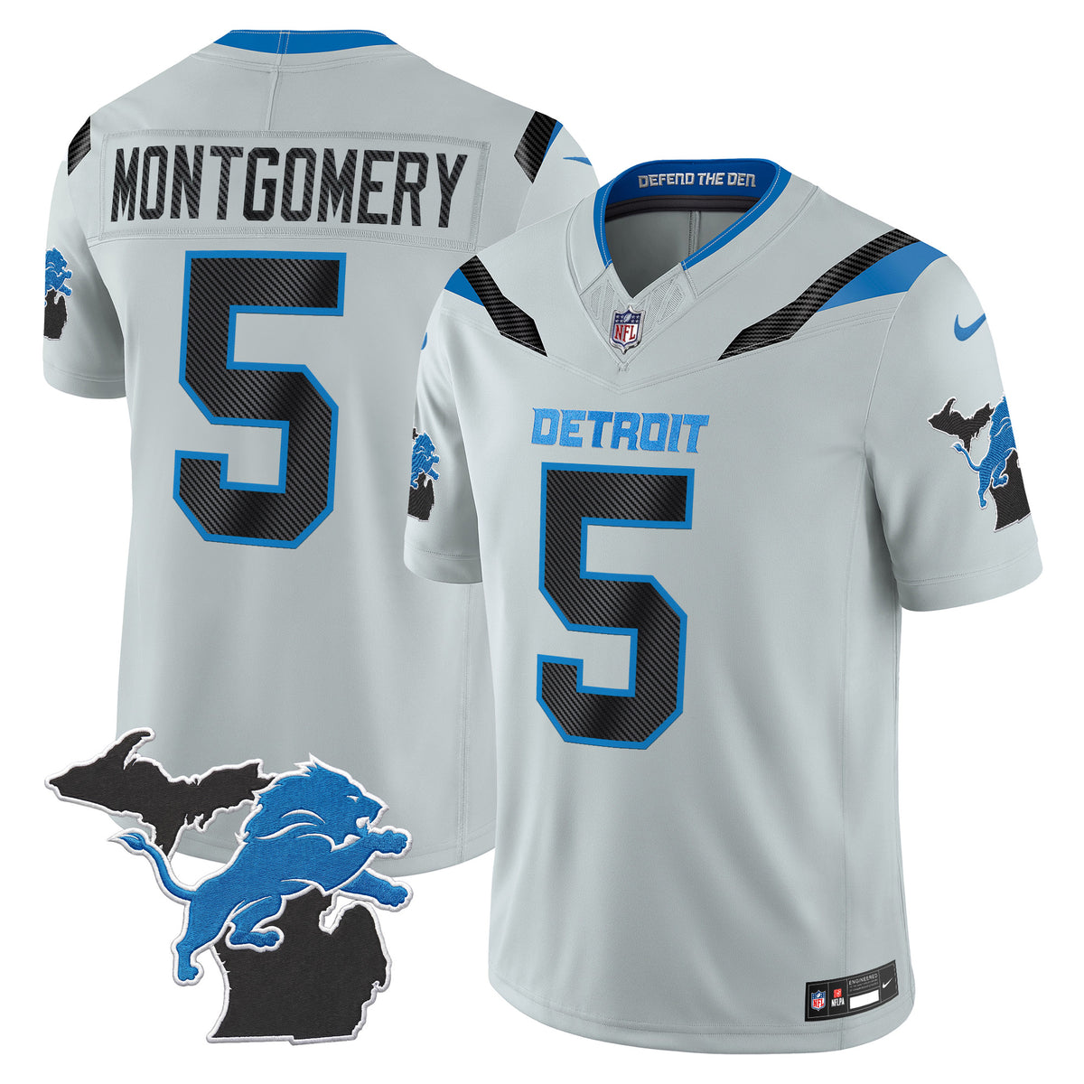  Detroit Lions 2026 "Rivalries" Vapor Limited Jersey - Michigan Patch - Stitched