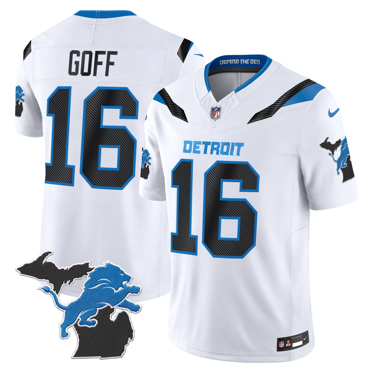  Detroit Lions 2026 "Rivalries" Vapor Limited Jersey - Michigan Patch - Stitched