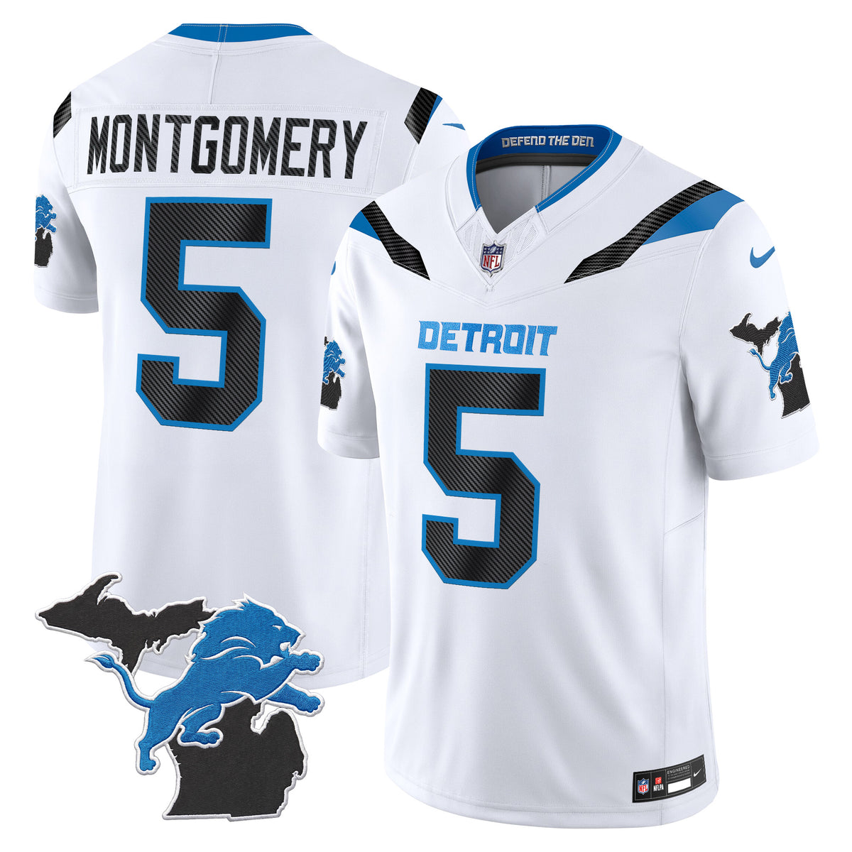  Detroit Lions 2026 "Rivalries" Vapor Limited Jersey - Michigan Patch - Stitched