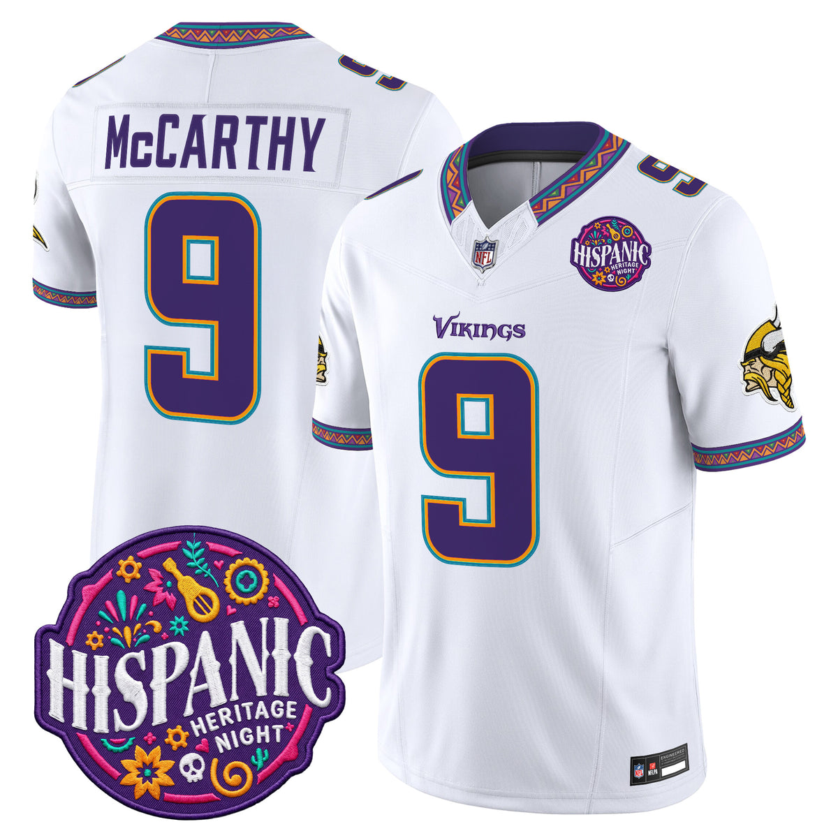 Minnesota Vikings 2026 Latino Heritage Month Vapor Limited Jersey - Stitched