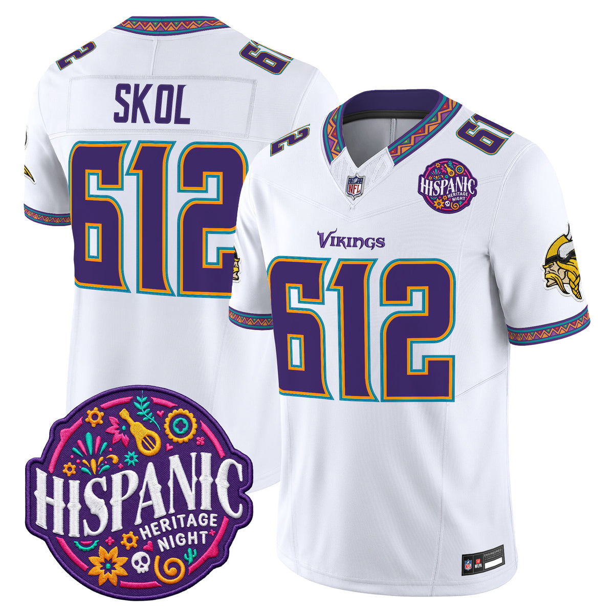 Minnesota Vikings 2026 Latino Heritage Month Vapor Limited Jersey - Stitched