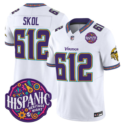 Minnesota Vikings 2026 Latino Heritage Month Vapor Limited Jersey - Stitched