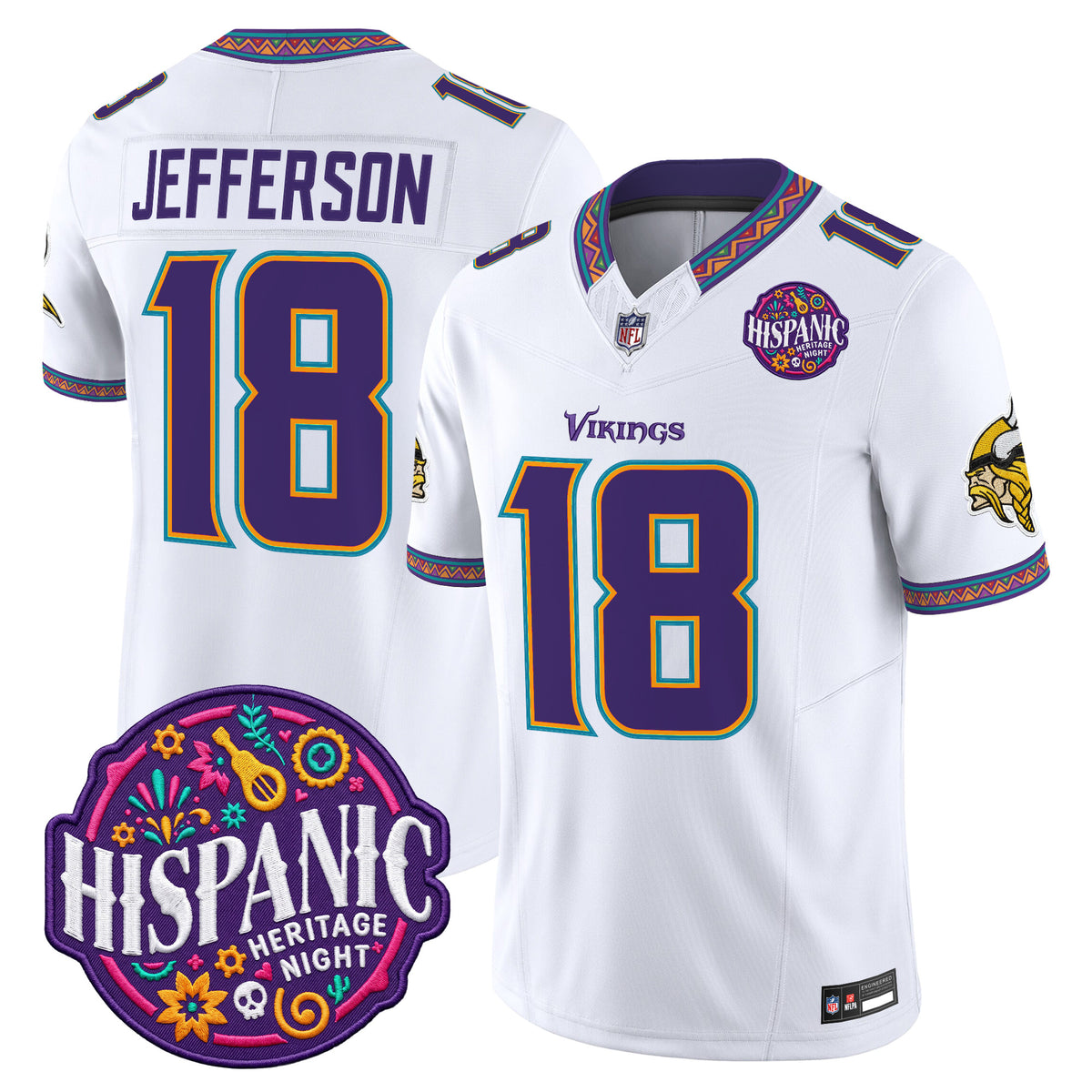 Minnesota Vikings 2026 Latino Heritage Month Vapor Limited Jersey - Stitched