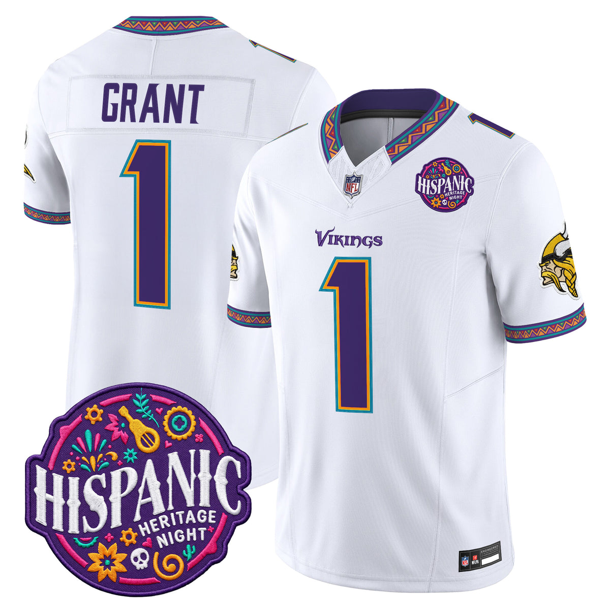 Minnesota Vikings 2026 Latino Heritage Month Vapor Limited Jersey - Stitched