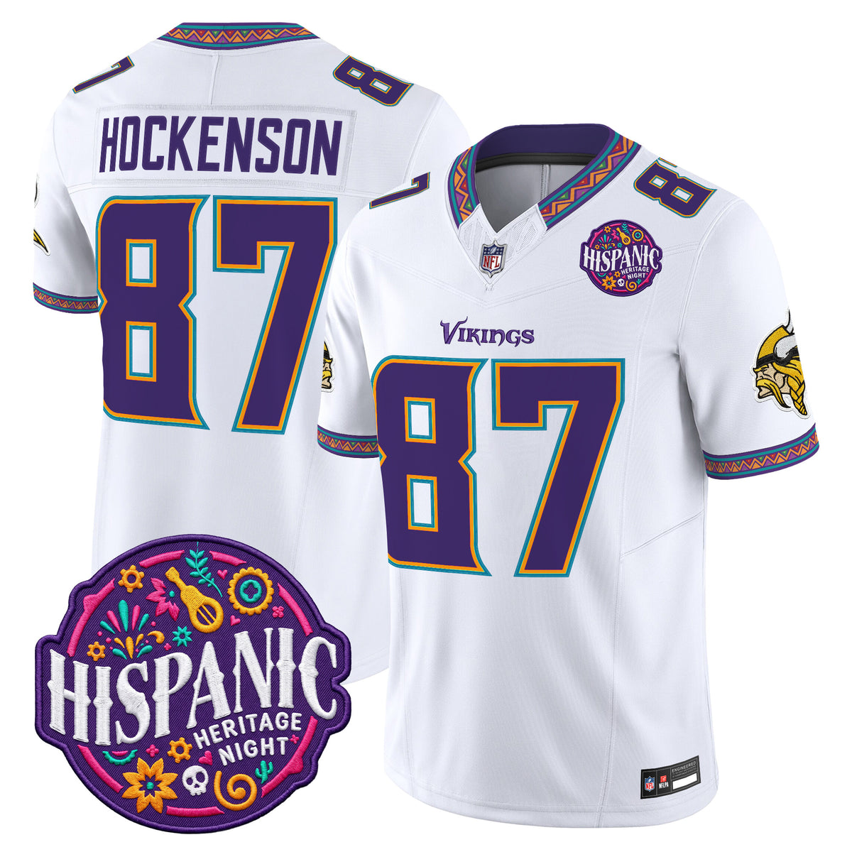 Minnesota Vikings 2026 Latino Heritage Month Vapor Limited Jersey - Stitched