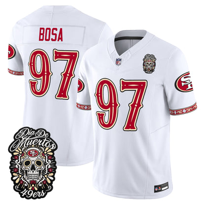  San Francisco 49ers Día de los Muertos Vapor Limited Jersey - Stitched