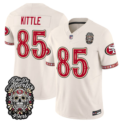  San Francisco 49ers Día de los Muertos Vapor Limited Jersey - Stitched