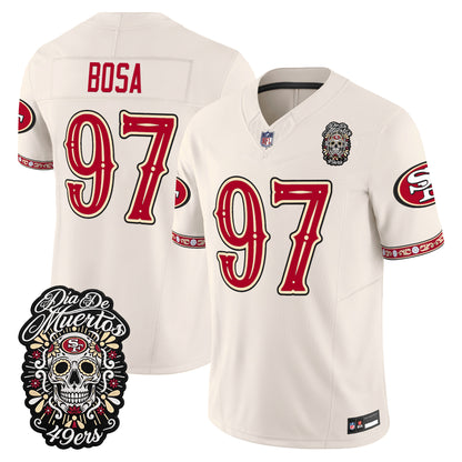  San Francisco 49ers Día de los Muertos Vapor Limited Jersey - Stitched