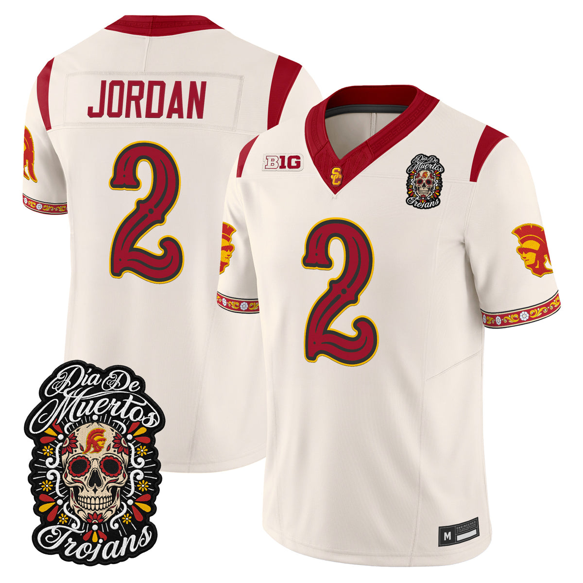  USC Trojans Día de los Muertos Vapor Limited Jersey - Stitched