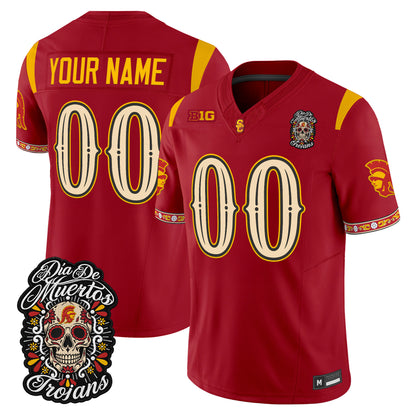 USC Trojans Día de los Muertos Vapor Limited Custom Jersey - Stitched