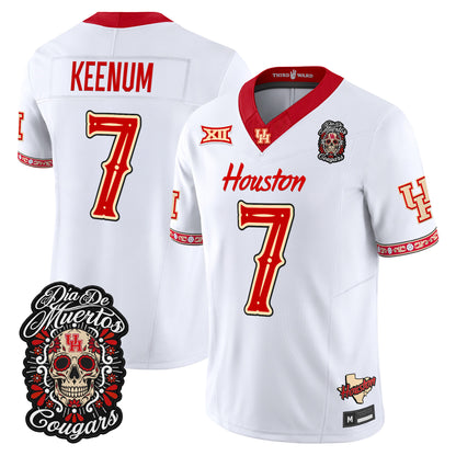  Houston Cougars Día de los Muertos Vapor Limited Jersey - Stitched