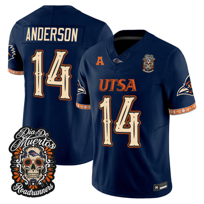  UTSA Roadrunners Día de los Muertos Vapor Limited Jersey - Stitched