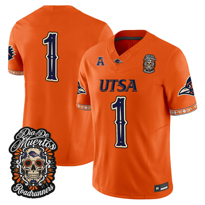  UTSA Roadrunners Día de los Muertos Vapor Limited Jersey - Stitched