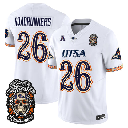  UTSA Roadrunners Día de los Muertos Vapor Limited Jersey - Stitched