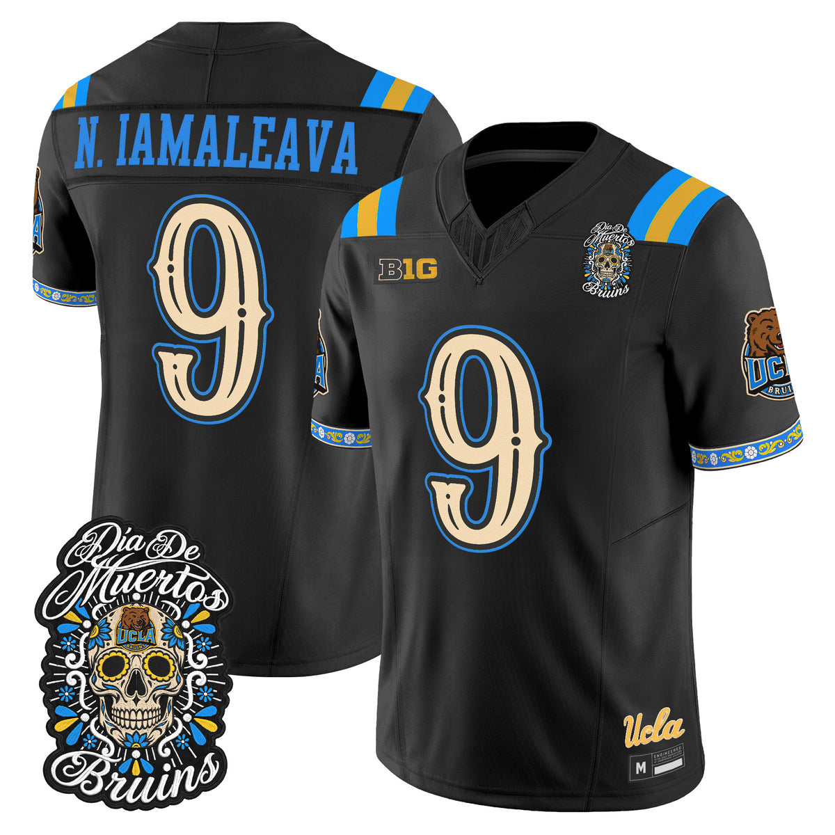  UCLA Bruins Día de los Muertos Vapor Limited Jersey - Stitched