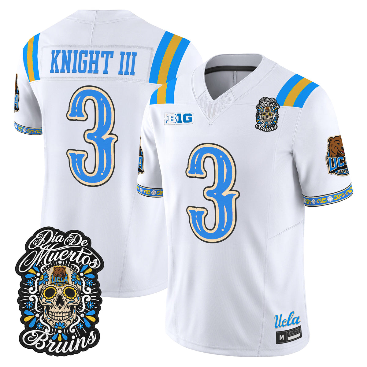  UCLA Bruins Día de los Muertos Vapor Limited Jersey - Stitched