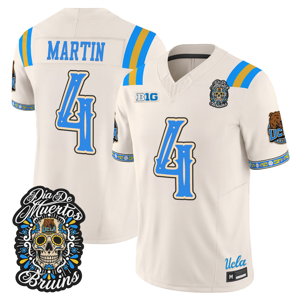  UCLA Bruins Día de los Muertos Vapor Limited Jersey - Stitched