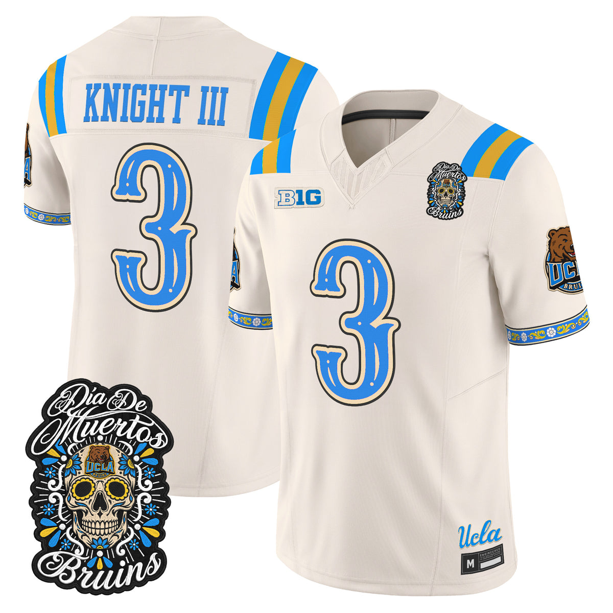  UCLA Bruins Día de los Muertos Vapor Limited Jersey - Stitched