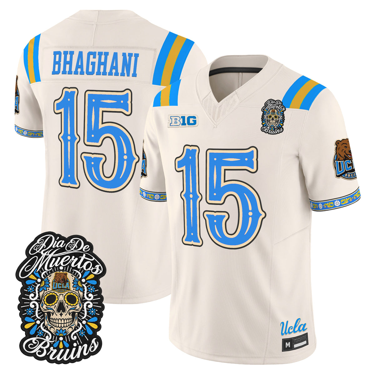  UCLA Bruins Día de los Muertos Vapor Limited Jersey - Stitched