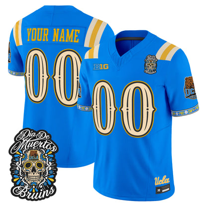 UCLA Bruins Día de los Muertos Vapor Limited Custom Jersey - Stitched