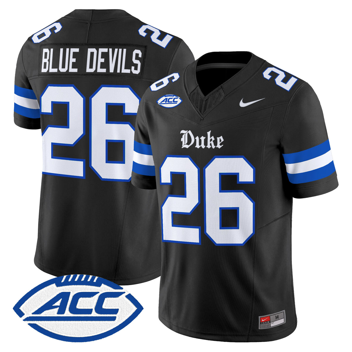Duke Blue Devils 2026 Dark Mode Vapor Limited Jersey - Stitched