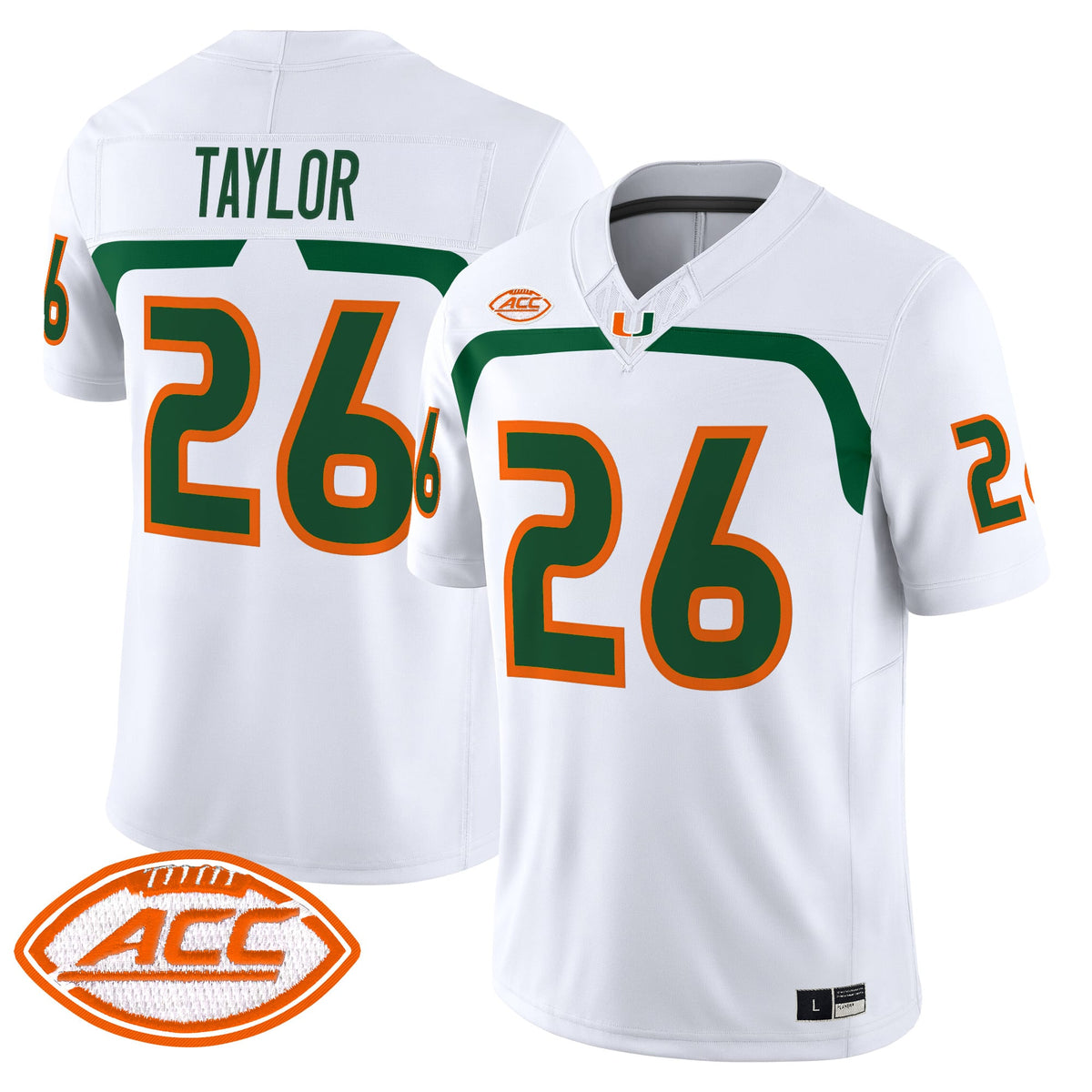 Miami Hurricanes 2009 Throwback Vapor Limited Jersey - Stitched