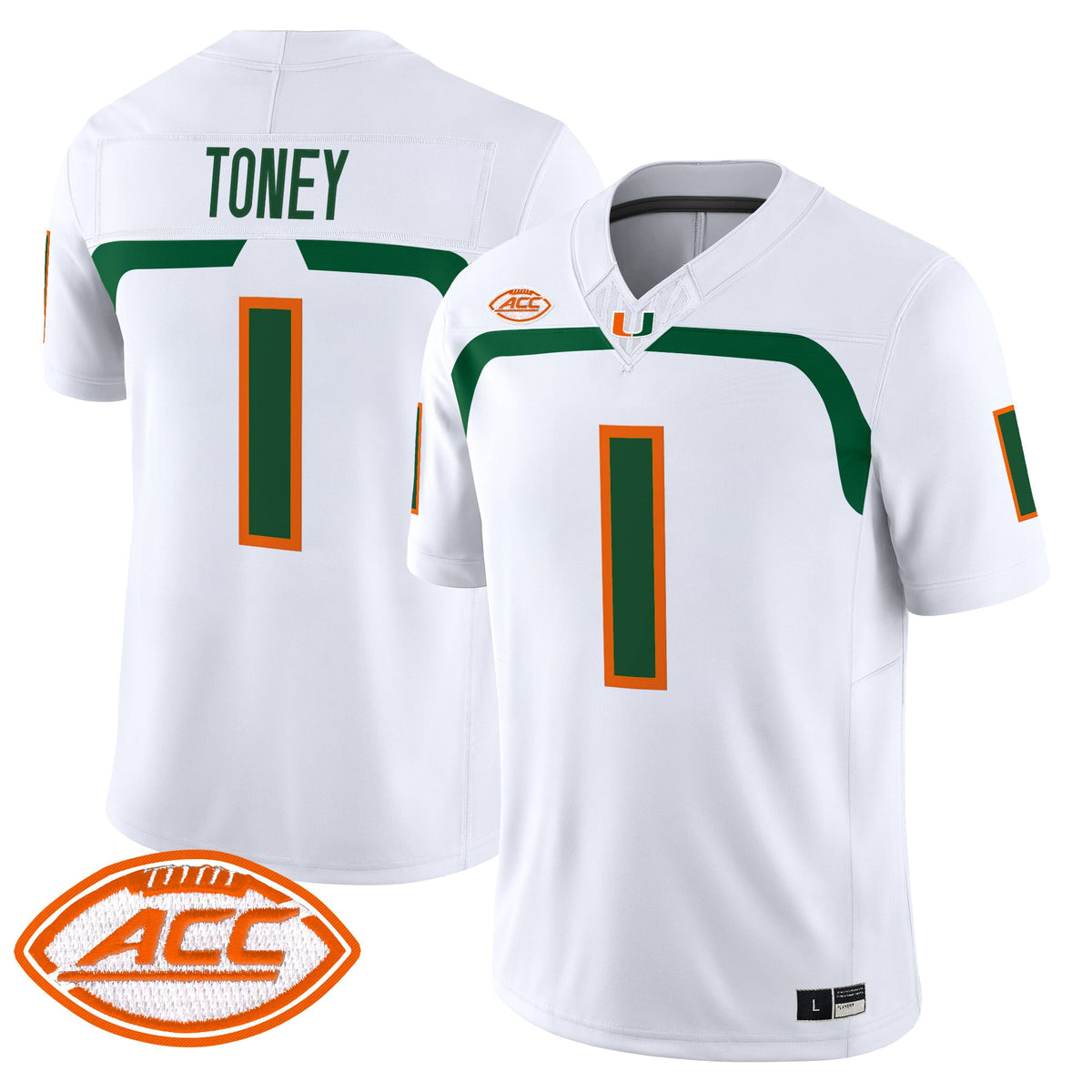 Miami Hurricanes 2009 Throwback Vapor Limited Jersey - Stitched