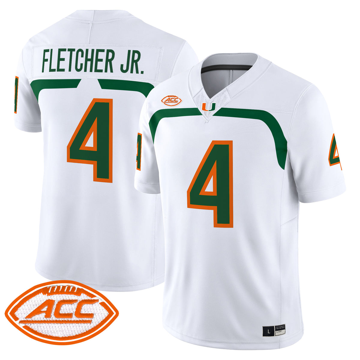 Miami Hurricanes 2009 Throwback Vapor Limited Jersey - Stitched