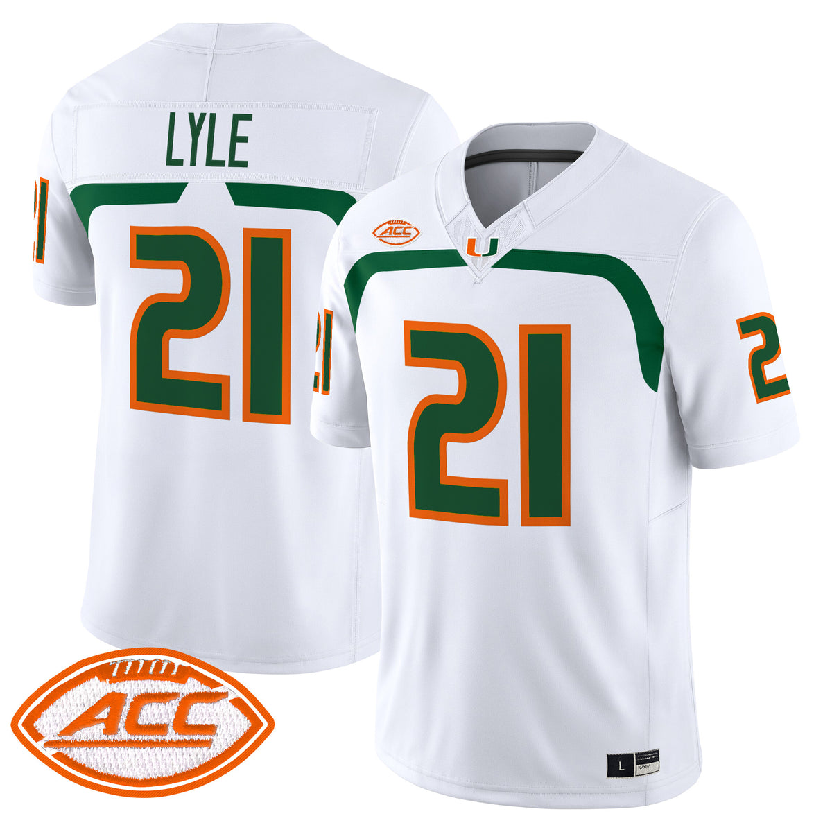 Miami Hurricanes 2009 Throwback Vapor Limited Jersey - Stitched