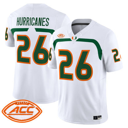 Miami Hurricanes 2009 Throwback Vapor Limited Jersey - Stitched