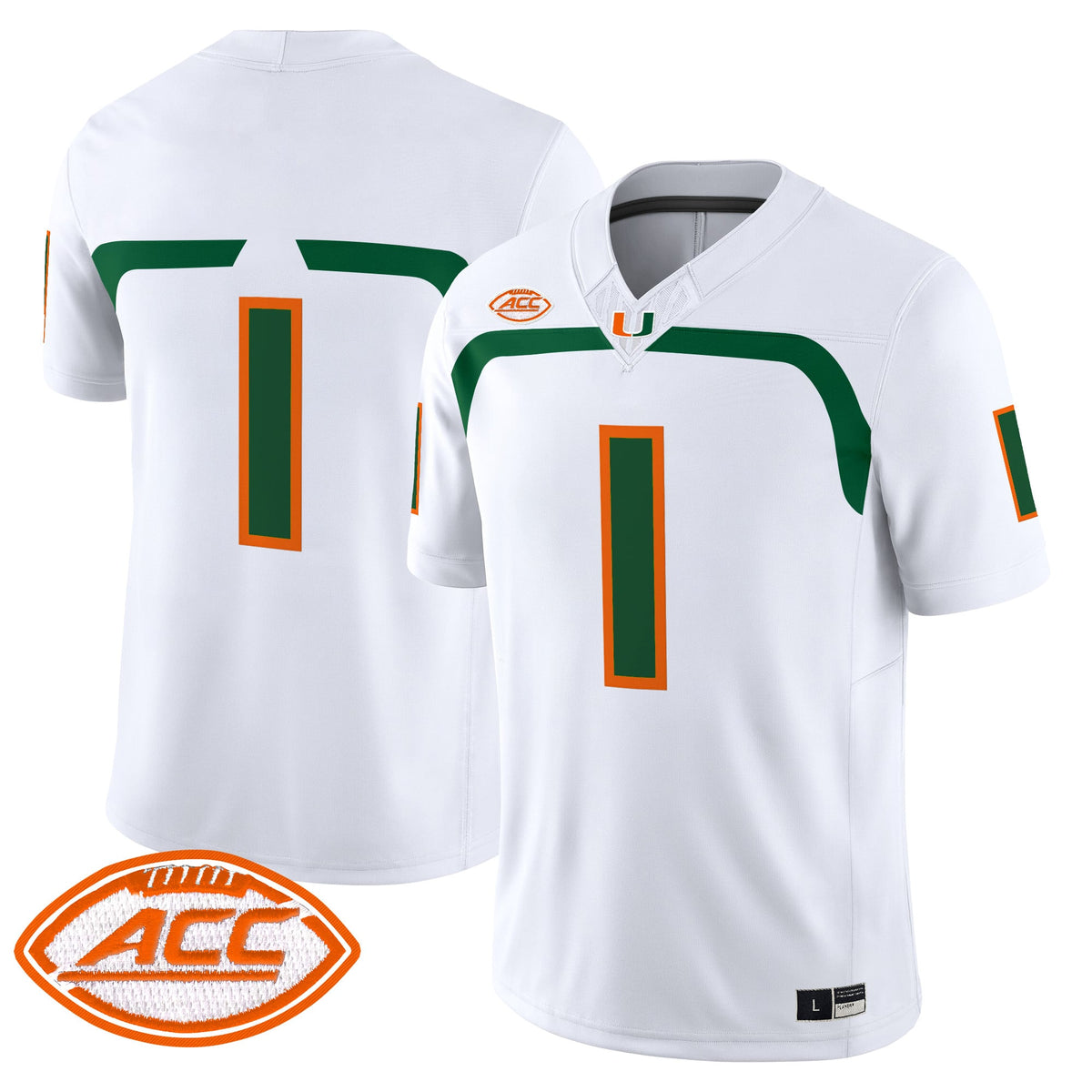 Miami Hurricanes 2009 Throwback Vapor Limited Jersey - Stitched