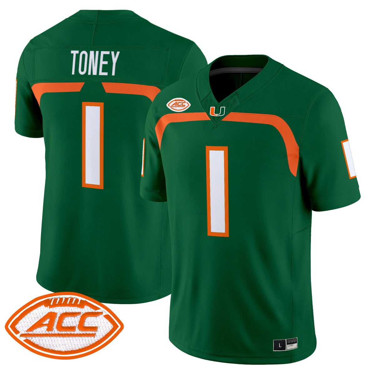 Miami Hurricanes 2009 Throwback Vapor Limited Jersey - Stitched