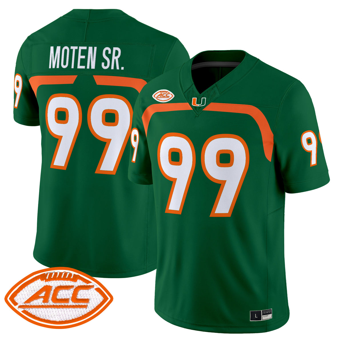 Miami Hurricanes 2009 Throwback Vapor Limited Jersey - Stitched