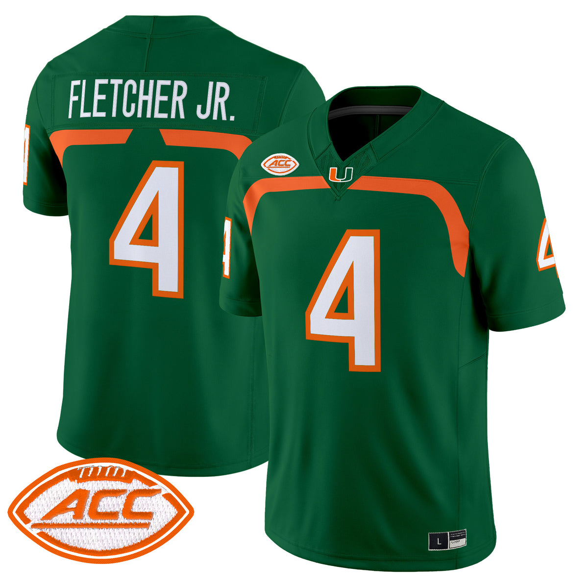 Miami Hurricanes 2009 Throwback Vapor Limited Jersey - Stitched
