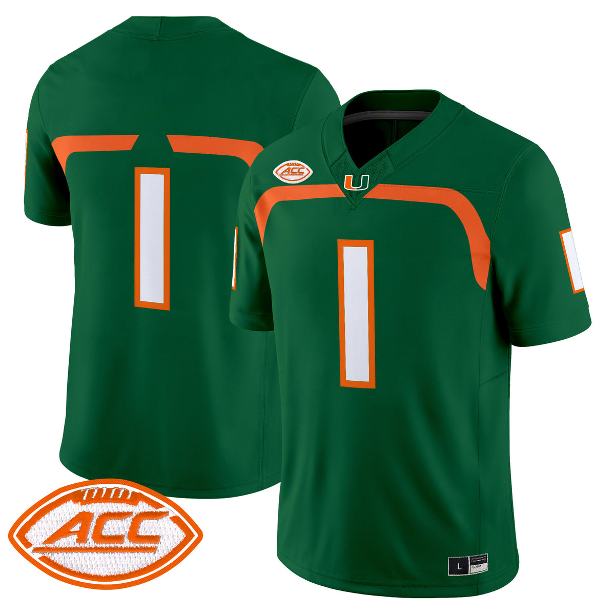 Miami Hurricanes 2009 Throwback Vapor Limited Jersey - Stitched