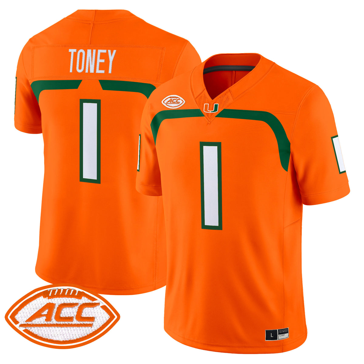 Miami Hurricanes 2009 Throwback Vapor Limited Jersey - Stitched