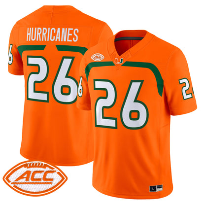 Miami Hurricanes 2009 Throwback Vapor Limited Jersey - Stitched