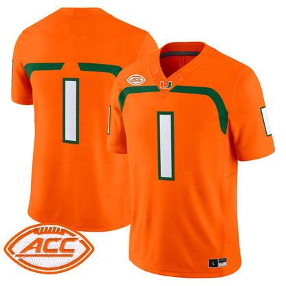Miami Hurricanes 2009 Throwback Vapor Limited Jersey - Stitched
