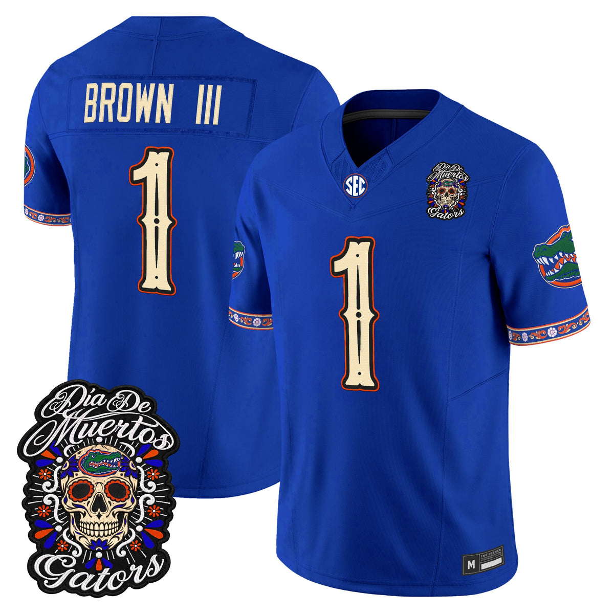Florida Gators Día de los Muertos Vapor Limited Jersey - Stitched