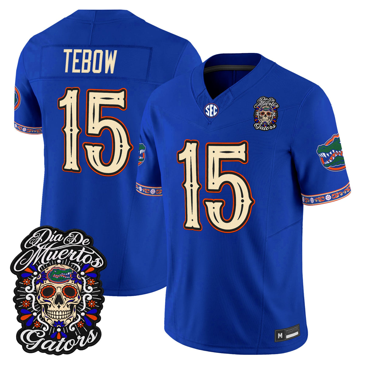 Florida Gators Día de los Muertos Vapor Limited Jersey - Stitched