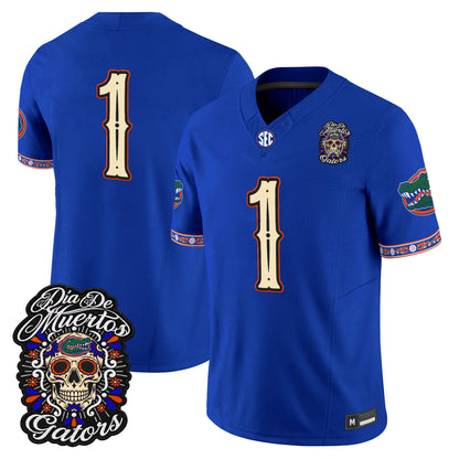 Florida Gators Día de los Muertos Vapor Limited Jersey - Stitched