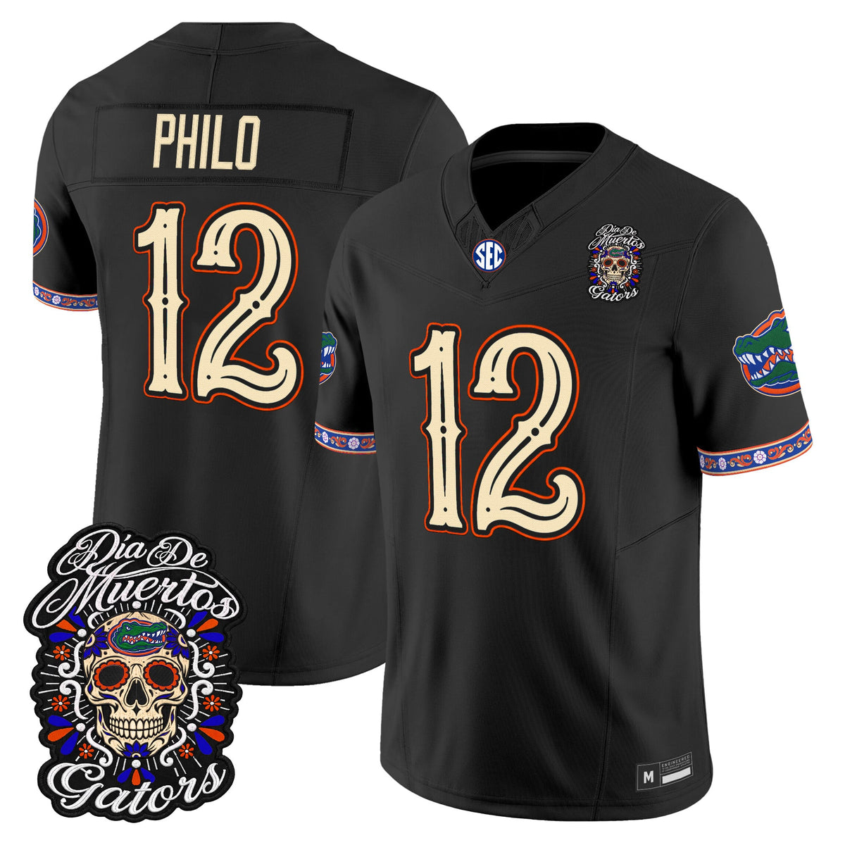 Florida Gators Día de los Muertos Vapor Limited Jersey - Stitched